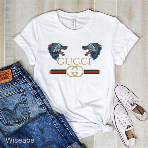 apple gucci shirt|wolf t shirt gucci.